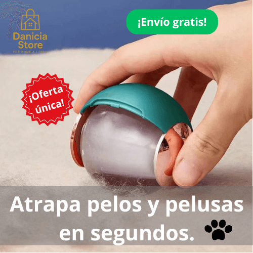 🐾 Pelota Pegajosa Quitapelos y Pelusas